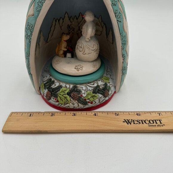 Rare Jim Shore, Heartwood Creek "Alive With Joy" Light Up Snowman Works - Picture 12 of 12